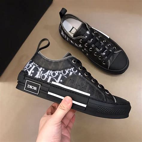 dior low top sneakers black|christian dior oblique sneakers.